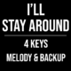 I’ll Stay Around in 4 Keys