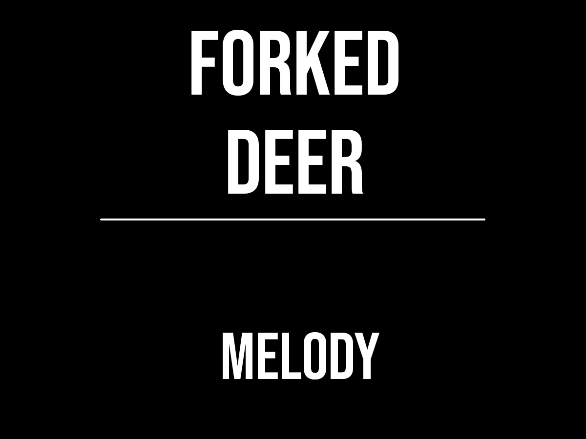 Forked Deer Paddle Club Tank - White Text