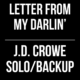 Letter From My Darlin’ // J.D. Crowe Solo